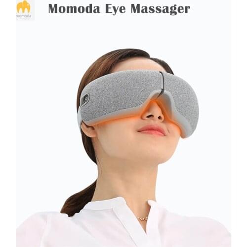In Stock New Momoda Electric Eye Massager Machine Graphene Hot Pack Smart Air Pressure 40℃ Thermostatic Heating For Eye Fatigue
