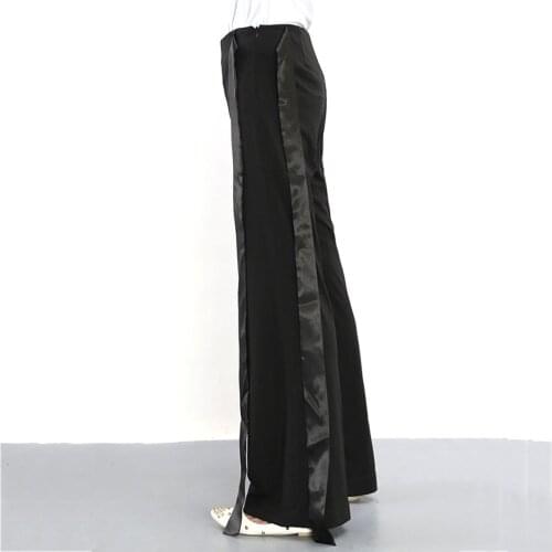 Fantasia Latin Dance Pant For Ladies Black Red Color More Size Fringe Trousers Women Female Ballroom Square Waltz Clothes B156