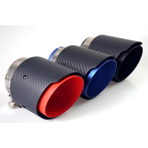 1 piece original sumsoo exhaust tips fit for modified Mazda CX-5 cx-4 cx-3 Mazda Axela Mazda ATENZA Carbon exhaust pipe tips