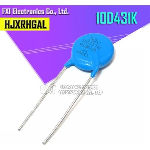10pcs varistor 10D431K 430V piezoresistor 10D431