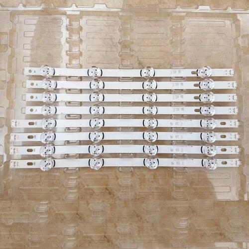 100% NEW 8 PCS(4*A,4*B) LED strips for LG INNOTEK DRT 3.0 42"-A/B Type 6916L 1709B 1710B 1957E 1956E 6916L-1956A 6916L-1957A