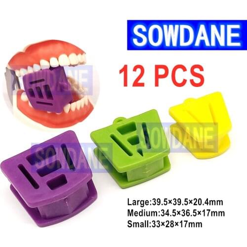 12pcs Pcs Dental Autoclavable Products Impression Tray Mouth Prop Gag Autoclavable 121 degree Tray Teeth Bite