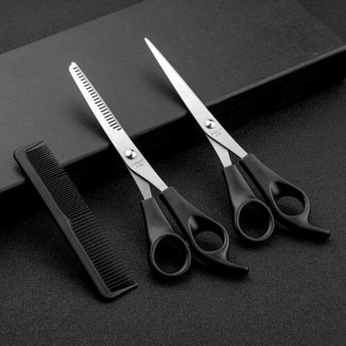 3pcs Professional Hair Scissors Cutting Shears Salon Barber Hair Cutting Thinning Hairdressing Set Styling Tool Comb