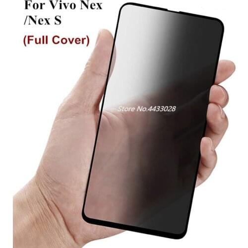 9H Full Cover Privacy Anti Peeping Tempered Glass For VIVO NEX V9 V11i Y81 Y83 Y85 Y93 Y95 X20 X21 X23 V11 Plus Screen Protector