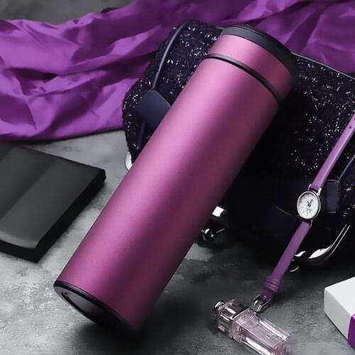 Insulation cup, sterling silver hand-made 350 ml stainless steel portable coffee cup, perfect for office or living room