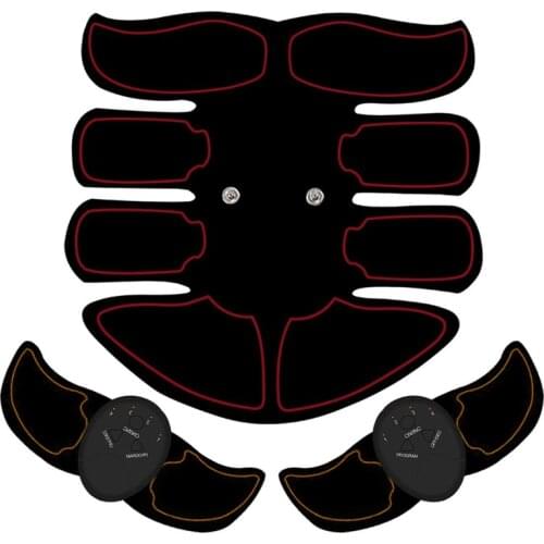 Electric Muscle Stimulator ems Wireless Buttocks Hip Trainer Abdominal ABS Stimulator Fitness Body Slimming Massager