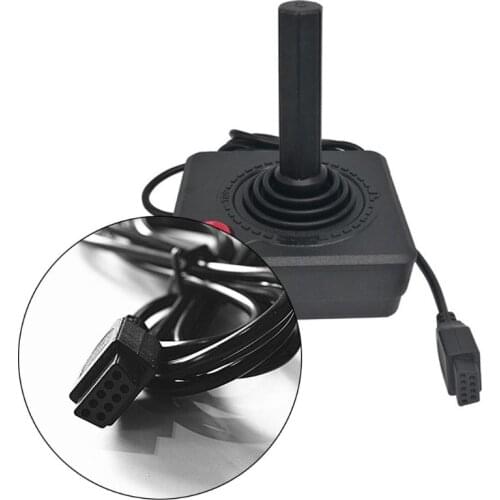 Ruitroliker Retro Classic Joystick Controller Gamepad for Atari 2600 Console System Black