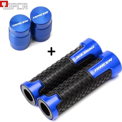 Motorcycle Wheel Tire Valve caps & Handlebar Grips For Yamaha TRACER 900 700 GT 900GT TRACER MT09 MT07 MT 09 MT 07