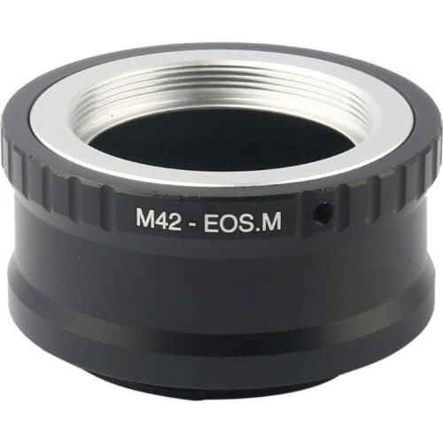 Adjustable Metal M42 Lens to for Canon EOS M M2 M3 EF-M Mirrorless Camera Mount Adapter Ring
