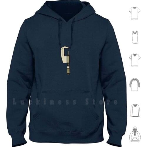 Caliper Isolated Retro Hoodie Long Sleeve Caliper Tool Calliper Measure Measuring Tool Mechanical Mechanical