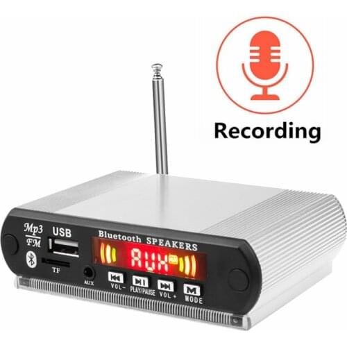 Handfree Call MP3 WMA Decoder Board Audio Module USB TF Radio Music Bluetooth MP3 Player Remote Control Records