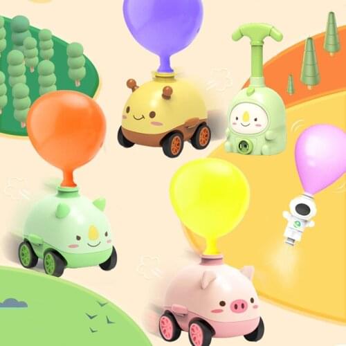 New Power Balloon Car Montessori Toys for Baby Children Gift Education Experiment Toy Aerodynamic Cars Stem Toys Party Supplies