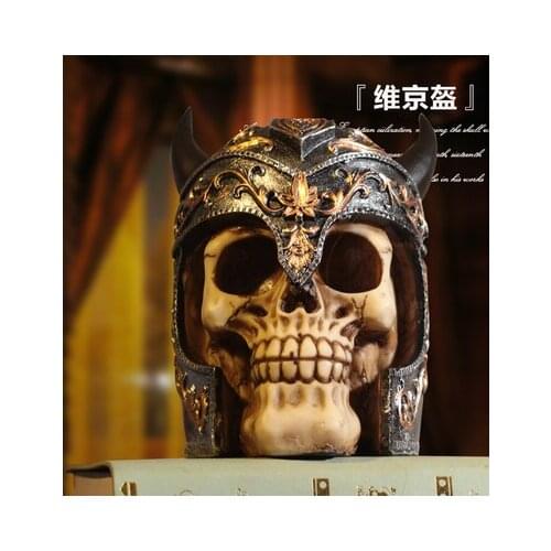 An office skeleton model bar and cafe decorated with Spartan European-style crafts aquarium design simulation statue high-grade