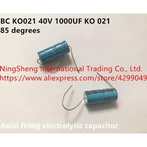 Original new 100% BC KO021 40V 1000UF KO 021 axial firing electrolytic capacitor 85 degrees (Inductor)
