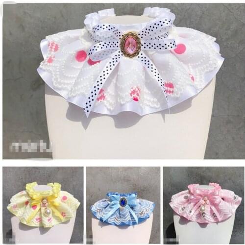 Pet scarf bib dog saliva towel triangle scarf cat bib jewelry teddy princess cute bow