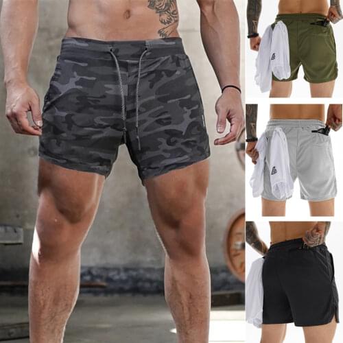Running Shorts Quick Dry Sport Gym Short Pants Mens Beach Swim Shorts Men Bodybuilding Workout Training Jogging Fitness Shorts