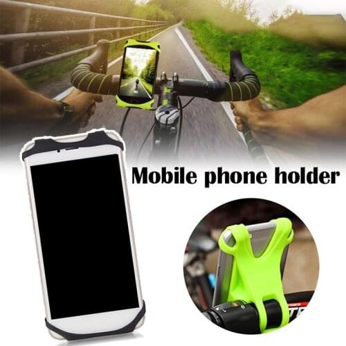 Bicycle Phone Holder 4~6.0 inch Bike Phone Racks Holder Smart Mobile Cell Phone Support Handlebar Mount Bracket GPS Stand