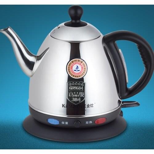 Vintage Water Kettle Electric 110v Boiling Teapot Hotel Water Kettles Stainless Steel Jarra Electrica Utensils Cookware EH50WK