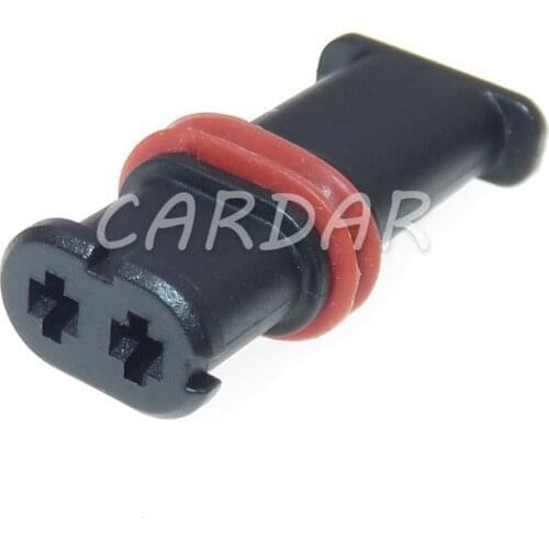 1 Set 2 Pin 1.5 Series Wiring Harness Unsealed Socket Auto Electric Cable Connector With Terminal For Automobile