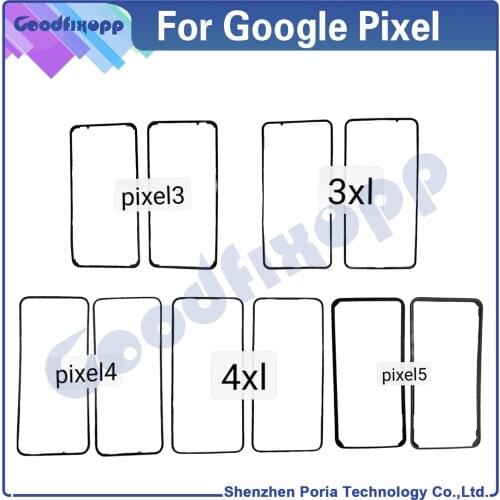100% AAA For Google Pixel 3 3XL 4 4XL 5 Media Case Front Frame Screen Frame Middle Bezel Frame LCD Screen Frame Plastic Frame