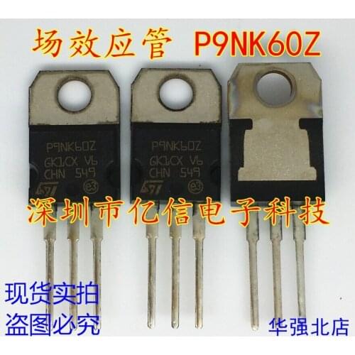 100% New&original P9NK60Z 9A600V STP9NK60Z MOS MOS In Stock