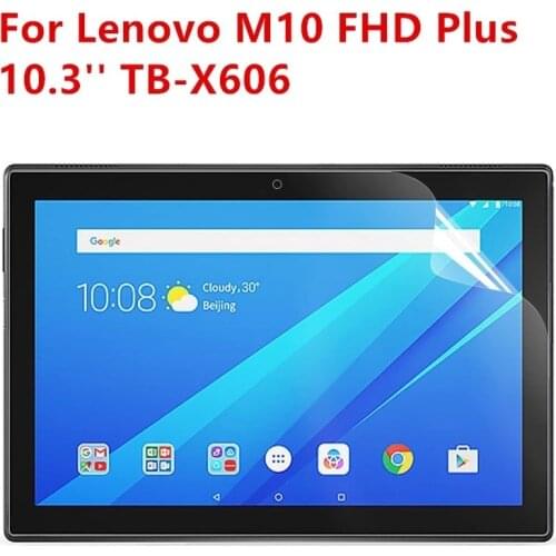 Soft PET Film 2pcs Screen Protector for Lenovo Smart Tab M10 FHD Plus TB-X606F TB-X606X 10.3 inch Tablet Protective hd Film
