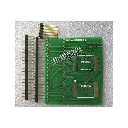 Free shipping RT-TSOP56 simple adapter for RT809H EMMC-Nand FLASH Programmer RT-TSOP56 socket 5.0