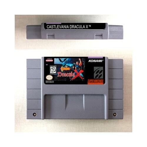 Castlevania Dracula X - Action Game Card US Version English Language