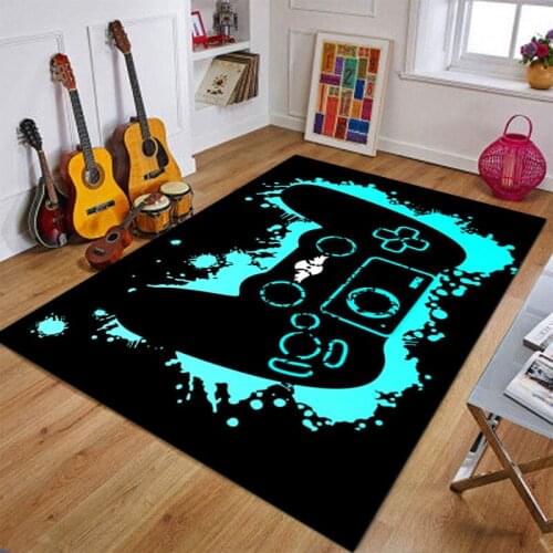 Kid Game Carpet Controller Carpets for Living Room Cartoon Video Games Adult Area Rugs Bedroom Decorative Rug 120x160cm Carpet