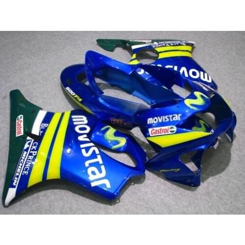 Injection mold Fairing kit for HONDA CBR600F4 99 00 CBR600 F4 1999 2000 CBR 600 ABS blue green Fairings set+7gifts HC14