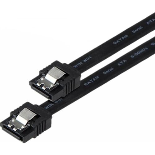 6Gb/s SATA3 Serial ATA DATA cable w/ latch Locking for PC Laptop SATA 3.0 SATAIII 6Gbps HDD Hard Drive Disk/ SSD