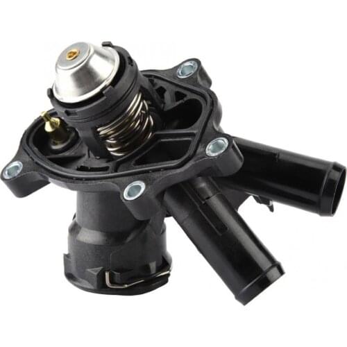 Car Thermostat Housing Thermostat Housing Water Coolant Flange 2712000315 for Mercedes C250 SLK250 Thermostat Housing Assembly