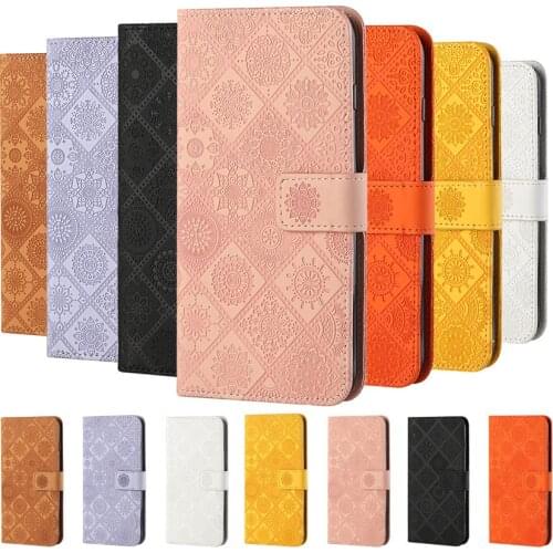 2021 National Pattern Flip Walle Leather Phone Case For Redmi Note 9 9S 8 8T 7 6 Pro 8A 7A 5A 5 Plus Card Holder Stand Book Cove