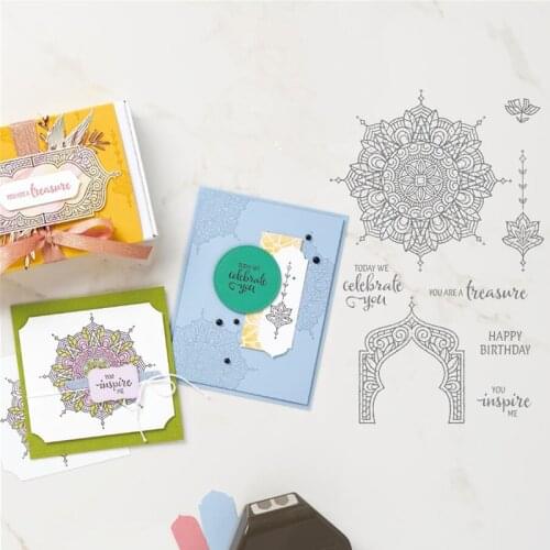 MEDALLION Metal Cutting Dies And Stamps Stencils for DIY Scrapbooking Stamp/photo Album Decorative Embossing Paper Cards