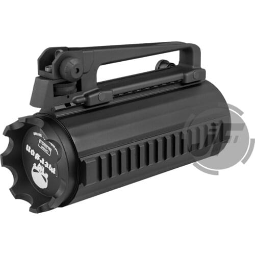 Emerson Tactical Multifunction Aluminum Mug Cup Detachable Dual Aperture Rear Sight Carry Hnadle Combat Battle Rail Mug Cup BK