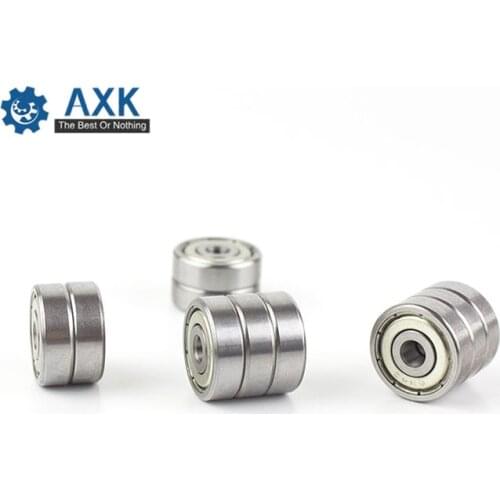 MR62ZZ Bearing ABEC-3 ( 10 PCS ) 2*6*2.5 mm ABEC-3 Hobby Electric RC Car Truck MR62 ZZ Ball Bearings Black Sealed