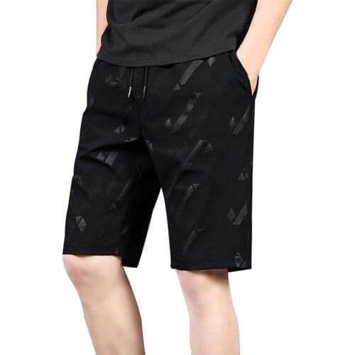 Mens Summer Beach Shorts Men Casual Heatproof Anti-static Quick Dry Drawstring Beach Shorts Fifth Pants Summer Beach Wear 2020