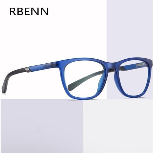 RBENN 2020 New Blue Light Blocking Reading Glasses Men High Quality TR90 Business Anti Blue Light Presbyopia Eyeglasses +1.75