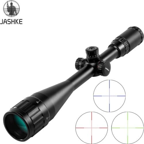 6-24x50 Rifle Leaper Red Green Blue Spot Illuminated Retical Sight For Hunting Ak 47 Optical Telescopic Sight