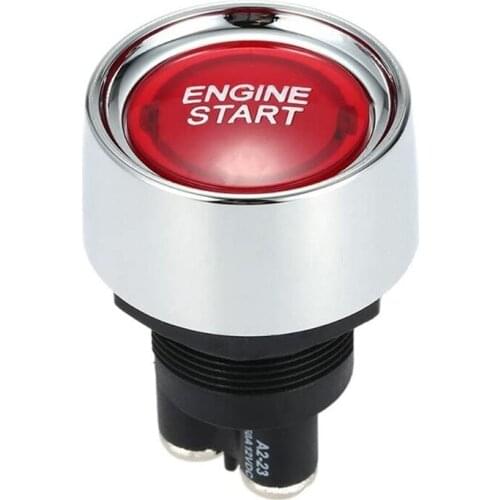Q9QD Car DIY Engine Start Light Push Start Ignition Switch Start Vehicle’s Engine with a Push for Easy Nighttime Visibility