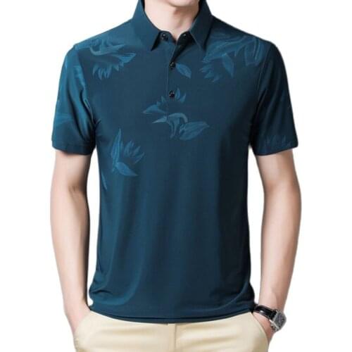 Floral Printed Polo Shirts Men Short Sleeve TShirt Luxury Casual Male Polos FASHION famous brands Tops Clothing 2021 Summer