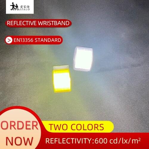 ORAFOL 600 candle light EN13356 reflective Wristband slap band bracelets armband Strips Warning For night traffic safety