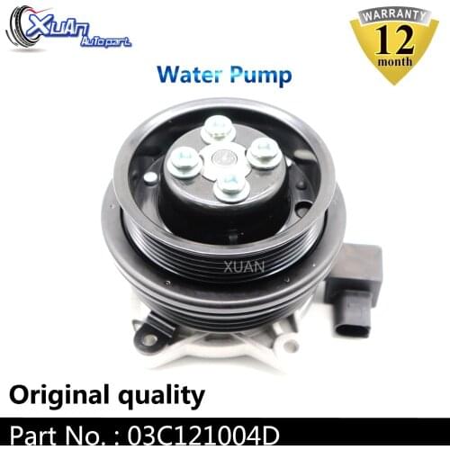 XUAN Water Pump 03C121004D For Volkswagen Beetle Passat Polo Touran Tiguan Scirocco Golf V CC Audi A1 For Skoda Fabia Seat Abiaz