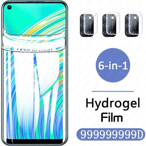 Screen Protector For OPPO realme c17 Full Cover Hydrogel Film For realme c 17 17c RMX2101 6.5" realmec17 case