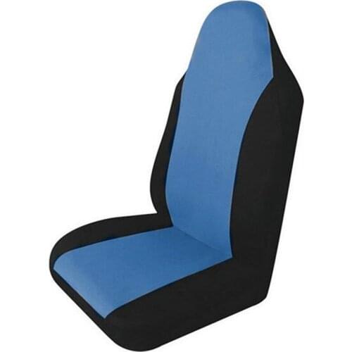 Hot Sale Polyester Fabric Universal Car Seat Cover Fit Most Cars with Blue Car Styling Car Seat Protector 2017