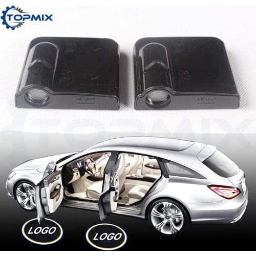 2pcs Wireless Ghost Shadow Light Welcome Laser Projector Lights LED Car Logo lamps universal for Ford Mustang