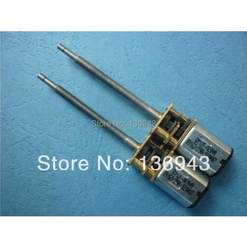 2PCS N20 Screw Gear Motor 34-2600RMP Micro Thread Motor DIY Miniature Small Screw DC Motor,High Quality,Can be Customized