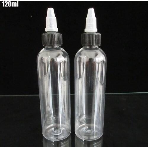 20pcsx120ml 4OZ Unicorn Twist Cap Stamp Ink eye drops E liquid Empty Dropper Bottle for Ejuice ,Tattoo Ink ,20mm Twist Off Cap