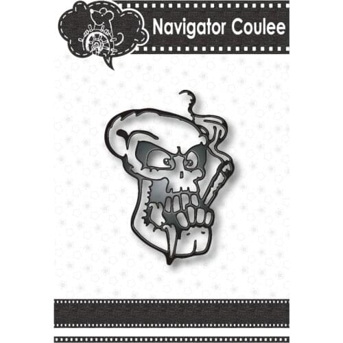 2021 new halloween skull metal cutting mold DIY scrapbook creative embossing paper card making craft cutting stamp decoration
