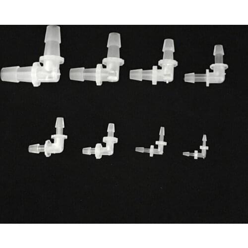 1Pcs 1.6mm-9.5mm Barbed Equal Tee Hose Connector For Fish Tank Tubing Adapters